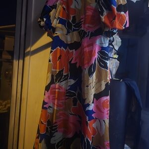 Ted Baker London Vibrant Floral Maxi Dress